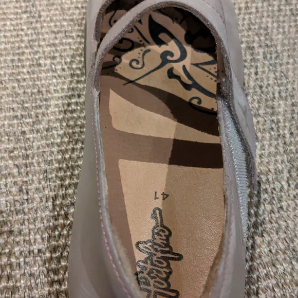 Taupe Leather Shoes- comfort shoe brand , orthotic friendly, made in Europe - Picture 5 of 5